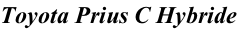 Toyota Prius C Hybride